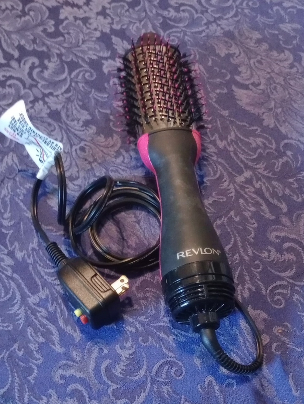 Revlon Black and Pink Hot Air Styling Brush